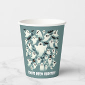 Funny Sie wurden gehostete Geister im Flug Pappbecher (Vorderseite)