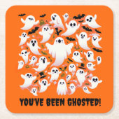 Funny Sie wurden gehostete Geister im Flug Rechteckiger Pappuntersetzer (Vorderseite)