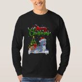 Funny Siegel Animal Lover Xmas Lighting Siegel T-Shirt (Vorderseite)
