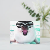 Funny Siegel Postkarte (Stehend Vorderseite)