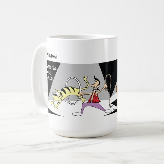Funny Siegfried und Freud Tasse (Vorderseite Links)