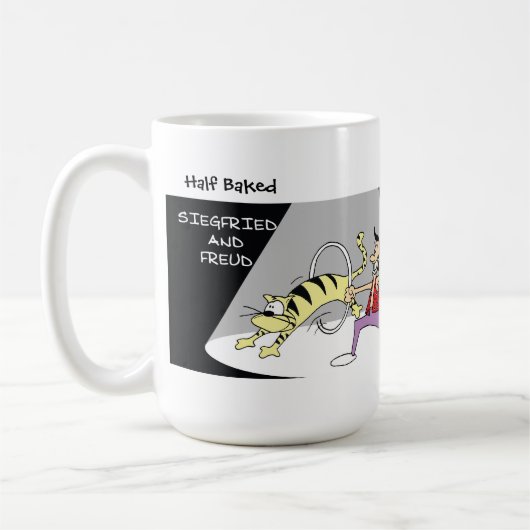 Funny Siegfried und Freud Tasse (Links)