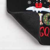 Funny Sight Squad Gnome Reindeer Santa Christmas O Mousepad (Ecke)