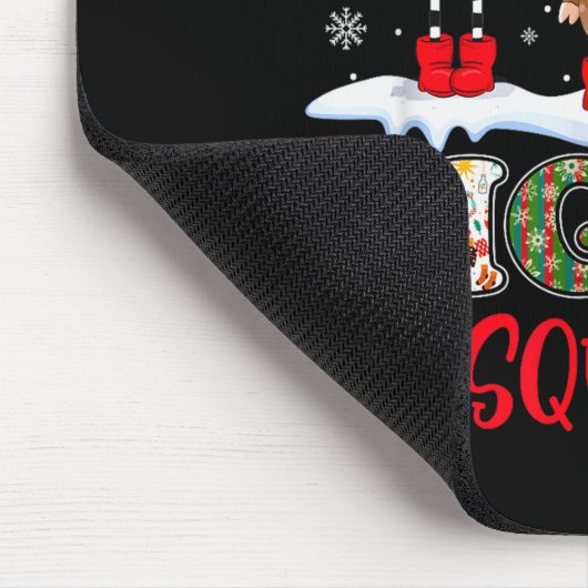 Funny Sight Squad Gnome Reindeer Santa Christmas O Mousepad (Ecke)