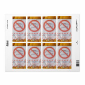 Funny Sign 'Do not Touch mango' (Vorne)