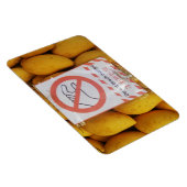 Funny Sign 'Do not Touch mango' Magnet (Rechte Seite)