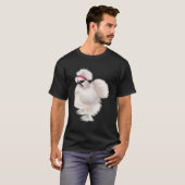 Funny Silkie Chicken T-Shirt (Vorne ganz)