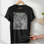 Funny Silly Cat Tongue Out Men's Black  T-Shirt<br><div class="desc">Get ready for laughs with this "Silly Cat Tongue Out" men's black t-shirt! This hilarious and adorable close-up design captures a playful cat with its tongue playfully extended, guaranteed to bring a smile to anyone's face. It's the perfect tee for cat lovers with a great sense of humor, or for...</div>