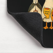 Funny Silly Goose Teacher Halloween Trick Or Teach Mousepad (Ecke)