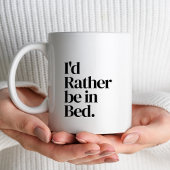 Funny Simple Black and White Typografy Kaffeetasse