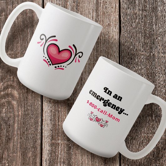 Funny Simple Call Mama Coffee Tasse