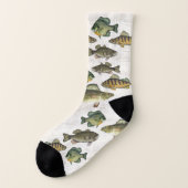 Funny Simple Fisherman Modern Fish Custom Wildlife Socken (Links - Außen)