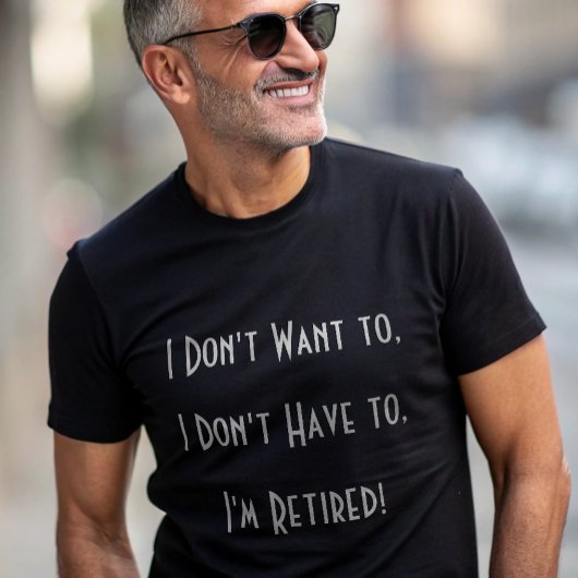 Funny Simple Retirement Opa T-Shirt