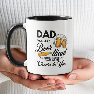 Funny Simple Vater Du bist ein toller Vatertag Tasse