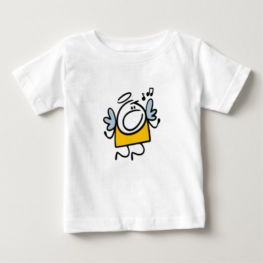 Funny singangel baby t-shirt (Vorderseite)