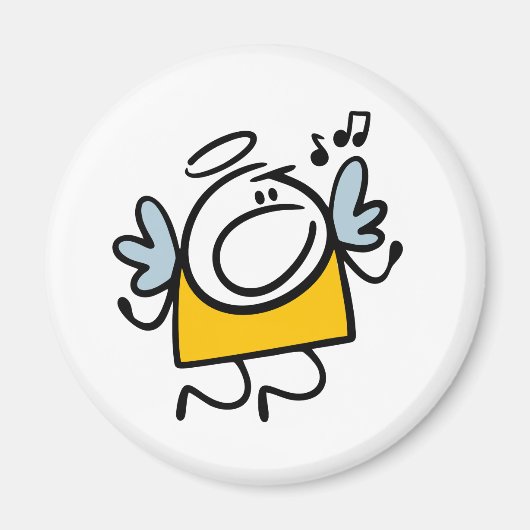 Funny singangel magnet (Vorne)