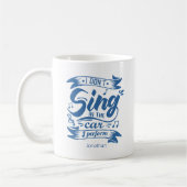 Funny Singen im Auto Geschenk Kaffeetasse (Links)