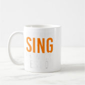Funny Singer ich nicht immer singen Oh, warte, ich Kaffeetasse (Links)