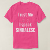 Funny singhalese Shirt Geschenk für Männer Frauen (Design vorne)
