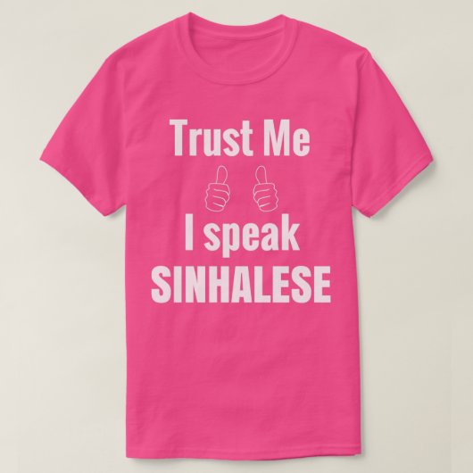 Funny singhalese Shirt Geschenk für Männer Frauen (Design vorne)