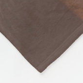 Funny Singing Donkey Farm Animal Lila Background Fleecedecke (Ecke)