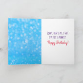 Funny Singing Monkey Birthday Karte (Innenseite)