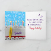 Funny Singing Monkey Custom Geburtstag Karte (Innenseite)