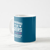 Funny Single Woman Quote Keep My Husband In Your P Kaffeetasse (Vorderseite Links)