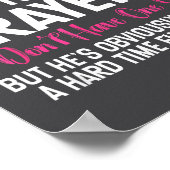 Funny Single Woman Quote Keep My Husband In Your P Poster (Ecke)