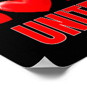 Funny Singles Unite Valentines Day Humor For Singl Poster (Ecke)