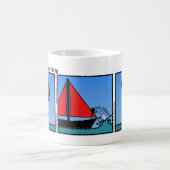 Funny Sinking Anchor Stickman Tasse - 107 (Mittel)