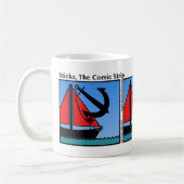 Funny Sinking Anchor Stickman Tasse - 107 (Links)