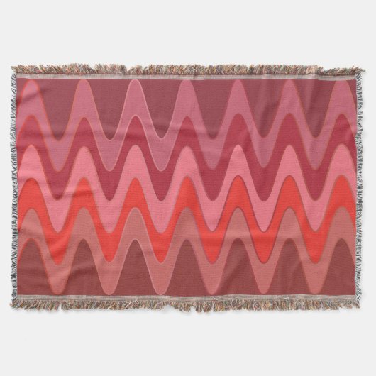 Funny Sinus Waves red + Ihre Idee Decke (Vorderseite)
