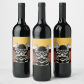 Funny: Sir Cat Weinetikett (Flaschen)