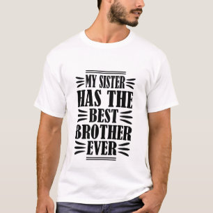 Funny Sister Bester Bruder je Wortart T-Shirt