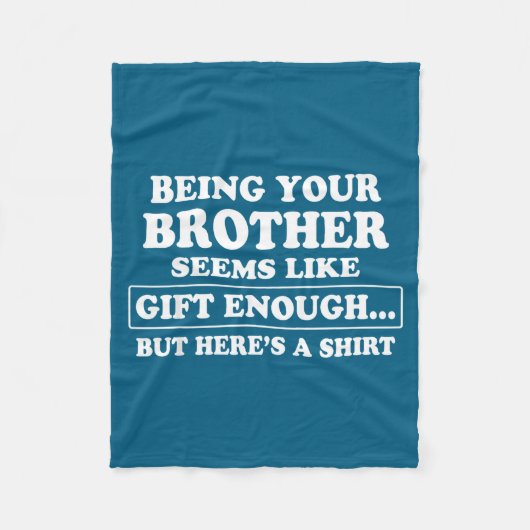 Funny Sister Sarcastic Sibling Humor Quote From Br Fleecedecke (Vorderseite)