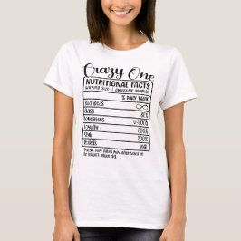 Funny Sisters Trip/Crazy One Nutrition Fakten T-Shirt
