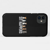 Funny Sit passiert Cool Sitting Hunde Case-Mate iPhone Hülle (Rückseite (Horizontal))