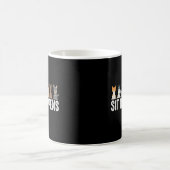 Funny Sit passiert Cool Sitting Hunde Kaffeetasse (Mittel)