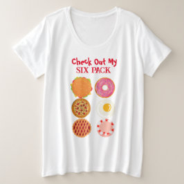 Funny Six Pack Große Größe T-Shirt