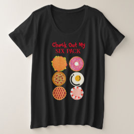 Funny Six Pack Plus Size T - Shirt