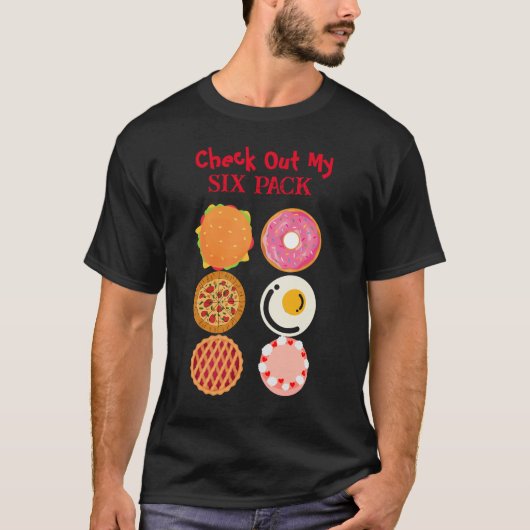 Funny Six Pack T - Shirt (Vorderseite)