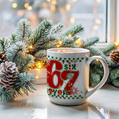 Funny Six Seven 67 6 7 Meme Fun Christmas 15 oz Kaffeetasse