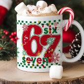 Funny Six Seven 67 6 7 Meme Fun Christmas Gift Kaffeetasse