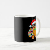 Funny Six Seven 67 Gingerbread Christmas Boys Xmas Kaffeetasse (VorderseiteRechts)