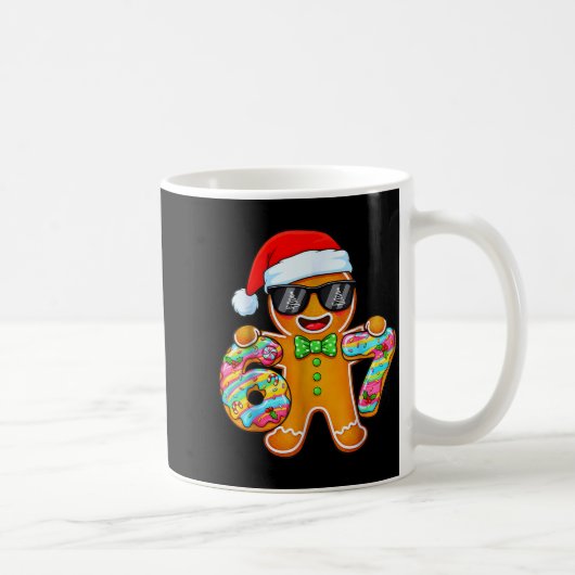 Funny Six Seven 67 Gingerbread Christmas Boys Xmas Kaffeetasse (Rechts)