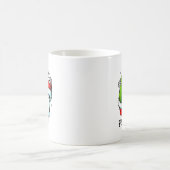 Funny Six Seven 67 Meme 6 7 Christmas Elf Hand Boy Kaffeetasse (Mittel)