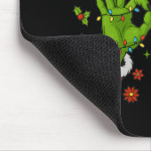 Funny Six Seven 67 Meme 6 7 Christmas Elf Hand Boy Mousepad (Ecke)