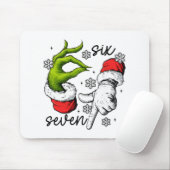 Funny Six Seven 67 Meme 6 7 Christmas Elf Hand Boy Mousepad (Mit Mouse)