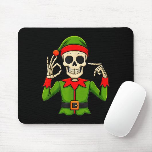 Funny Six Seven 67 Meme 6 7 Christmas Elf Hand Boy Mousepad (Mit Mouse)